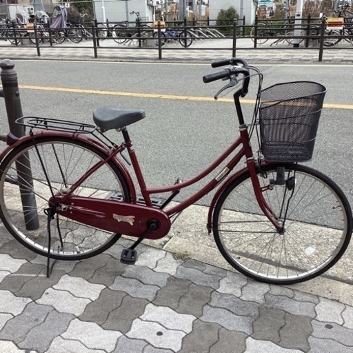 ♪ジモティー特価♪シマノ製内装３段変速付き2６型ファミリーサイクル　中古自転車　新大阪　サイクルキッズ