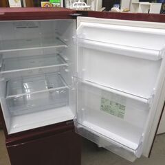 西岡店 冷蔵庫 184L 2017年製 アクア AQR-18F ルージュ 2ドア AQUA 赤 100Lクラス