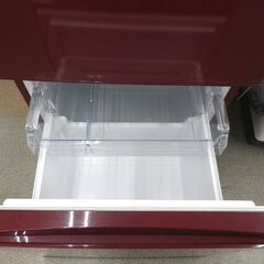 西岡店 冷蔵庫 184L 2017年製 アクア AQR-18F ルージュ 2ドア AQUA 赤 100Lクラス