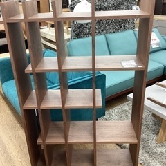 KC-1【新入荷　アウトレット】志岐インテリア　NOKO ハイシェルフ　ブラウン