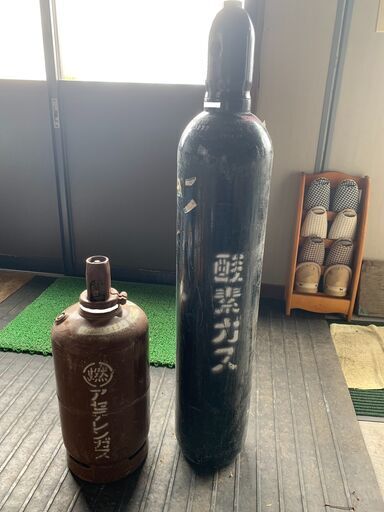 引取限定！中古品 アセチレン・酸素　ガス溶断　セット