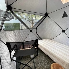 最終値下げ中！購入受付3/2まで】新品パノラマビューテントサウナ