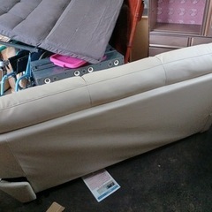 美原店　ニトリ背もたれ脱着式ソファ　家具 ソファ 3人掛けソファ