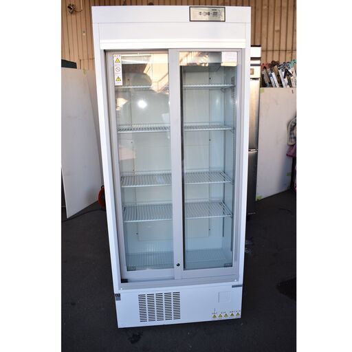 【店直】≪yt1171ジ≫ ダイワ/大和冷機 冷蔵ショーケース DC-ME31A 幅80cm 2017年製造 通電OK 鍵紛失 扉難あり 現状品 50205-03