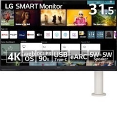 新品未使用　LG 4K スマートモニター　32SQ780S-W/...