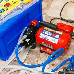 エアコン洗浄クリーニングに！丸山製作所BIGMビッグエム噴霧器＆イチネンTASCOエアコン洗浄ガン