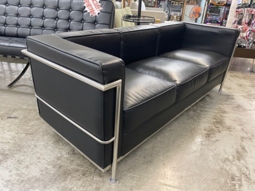 【愛品館 江戸川店 ソファ】Le corbusier（ル・コルビジュエ）リプロダクト 3Pソファ ID:156-019575-007