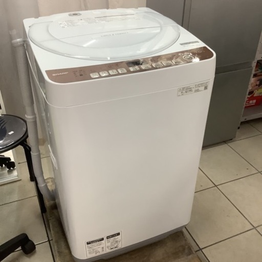 SHARP   シャープ　洗濯機　ES-T712-T   2020年製   7㎏