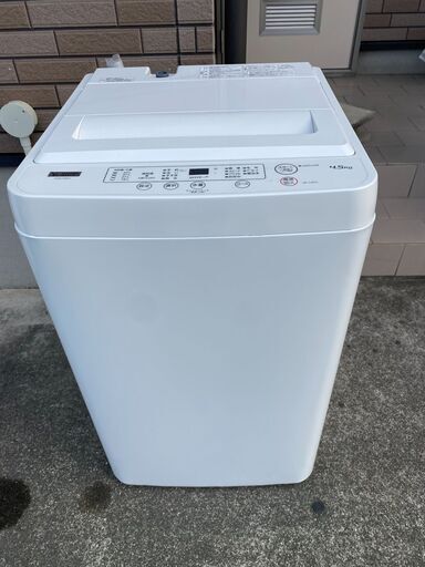 ヤマダ電機　ヤマダセレクト　洗濯機　2021年製　YWM-T45H1　4.5kg　#48105-1-009