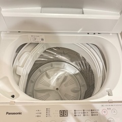 【ネット決済・配送可】【美品】洗濯機 5kg Panasonic...