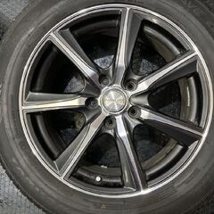 【DUNLOP ENASAVE EC300+ 215/60R17】夏タイヤ【Lodifa XT7 17インチ 7J5HPCD114.3+48】エスティマ C-HR等　(VTH879)