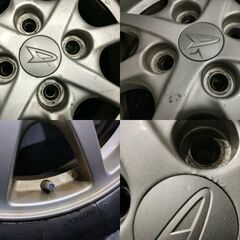 【BS BLIZZAK VRX 155/65R14】スタッドレス【ダイハツ 純正ホイール 14インチ 4.5J4HPCD100+45】19～20年製 タント ムーヴ等　(TH051) 