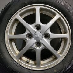 【BS BLIZZAK VRX 155/65R14】スタッドレス【ダイハツ 純正ホイール 14インチ 4.5J4HPCD100+45】19～20年製 タント ムーヴ等　(TH051) 