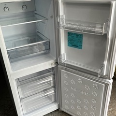 使用1年 Haier 冷凍冷蔵庫 2023年 2ドア 148L 1-2人 JR-NF148CK 全所有者単身 動作品 川崎区