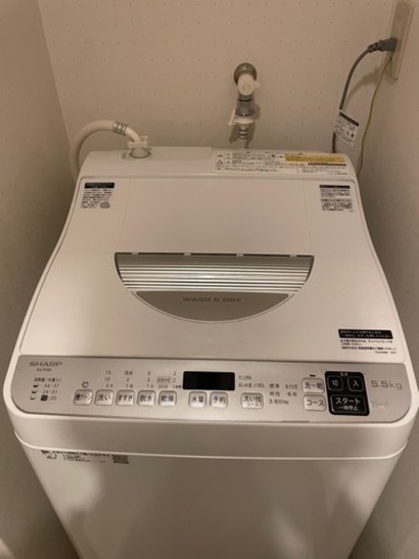 【洗濯乾燥機】(SHARP製、2021年製！)10,000円でお譲りします。