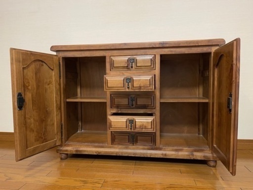 キャビネット NAVAFELICIDAD ナヴァフェリシダ 美品 大塚家具購入 定価30万円 ( 40 x 120 x 85 cm
