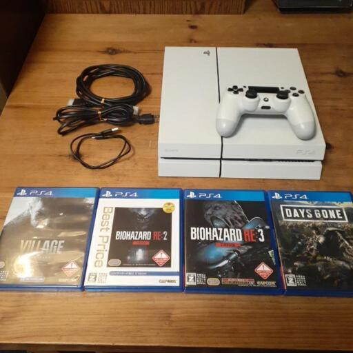 お取引先決定【稼働品】SONY PlayStation4 500GB PS4 SCUH-1100A ソフト4本付き
