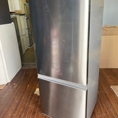 福岡市内配送無料　AQR-U18F-S 冷蔵庫 ステンレスシルバー [2ドア /右開きタイプ /184L] 福岡市内配送無料 AQR-U18F-S 冷蔵庫 ステンレスシルバー [2ドア /右