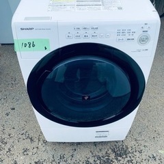 シャープ　ドラム式電気洗濯乾燥機　ES-S7E-WR