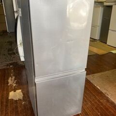 福岡市内配送無料　2019年　AQR-13H-S(ブラッシュシルバー) 2ドア冷蔵庫 右開き 126L