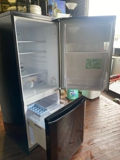 福岡市内配送設置無料 三菱 冷凍冷蔵庫 2020年製 MR-P15E-B1  