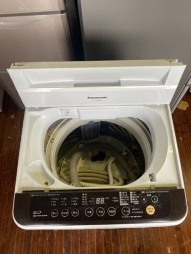 福岡市内配送設置無料 NA-F60PB9-T 全自動洗濯機 ブラウン [洗濯6.0kg 