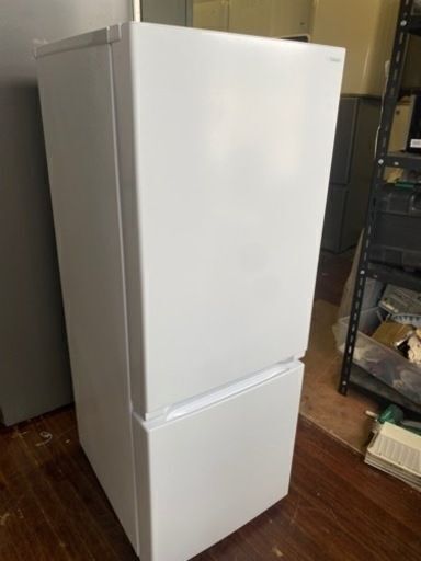 福岡市内配送無料　2022年式　YRZF15J ヤマダオリジナル ２ドア冷蔵庫 (156L・右開き) ホワイト