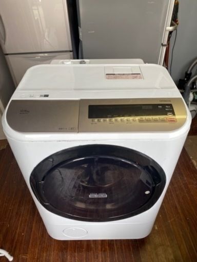 福岡市内配送設置無料　BD-NV120CL-N ドラム式洗濯乾燥機 ビッグドラム シャンパン [洗濯12.0kg /乾燥6.0kg /ヒートリサイクル乾燥 /左開き]
