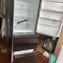 福岡市内配送設置無料GR-H38SXV-ZT 冷蔵庫 クリアブラウン [3ドア /右  