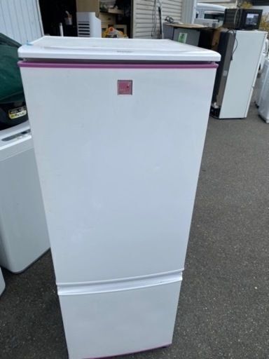 福岡市内配送無料　シャープ 167L 2ドアノンフロン冷蔵庫(つけかえどっちもドア) エディオンオリジナル keyword キーワードピンク SJ17E2-kp