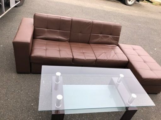 福岡市内配送無料 家具 3人掛けソファー