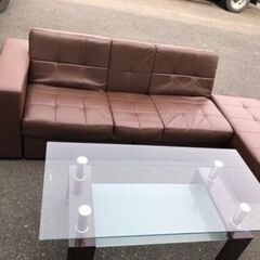 福岡市内配送無料　4人掛けソファ