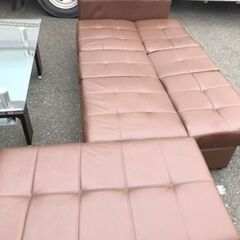 福岡市内配送無料　4人掛けソファ