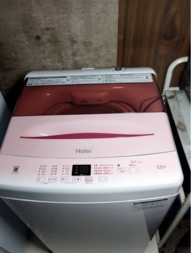 ✨激安価格✨サクラピンク‼️2022年製‼️5.5kg✨ピンク冷蔵庫とのセット売り有⚠️可愛い洗濯機