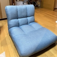 【新品同様】ニトリ ポケットコイル  1人用ソファー 座椅子　デニム