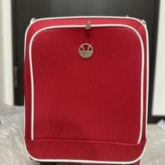 スーツケース キャリーケース キャリーバッグ ソフトタイプ 赤