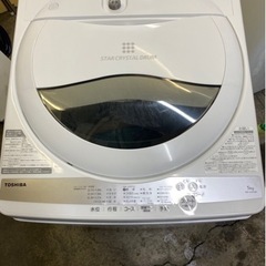 万代店　2020年製★
中古★東芝 5kg 浸透パワフル洗浄で驚きの白さ！Wセンサーで仕上がりキレイ！洗濯機【AW-5G9】