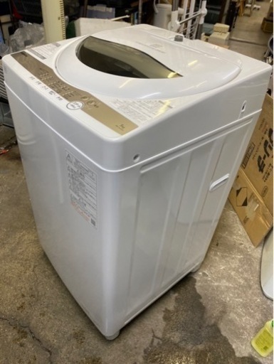 万代店 2020年製☆美品 中古☆東芝 5kg 浸透パワフル洗浄で驚きの白さ  