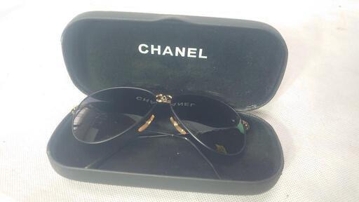 完売ありがとう【美品！】CHANEL シャネル サングラス メガネ アイウェア ティアドロップ ココマーク ブラック ゴールド 02463 90405 美品 中古 54190