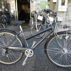 中古自転車２９４６　前後タイヤ新品！　２７インチ　６段ギヤ　LE...