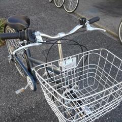 中古自転車２９４６　前後タイヤ新品！　２７インチ　６段ギヤ　LEDオートライト 中古自転車2946 前後タイヤ新品！ 27インチ 6段ギヤ LEDオート