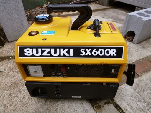 ◆災害　SUZUKI発電機　SX600R　備蓄用につき美品◆