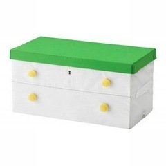 IKEA フラットバール ふた付きボックス　子供用品収納