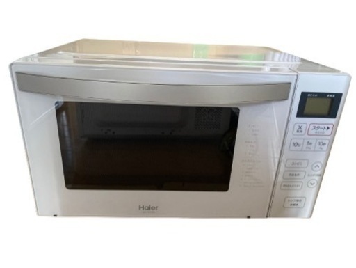 2021年製 ハイアール 電子レンジ　18L　ホワイトHaier Think Series　フラットタイプ JM-FH18G-W(0229r)
