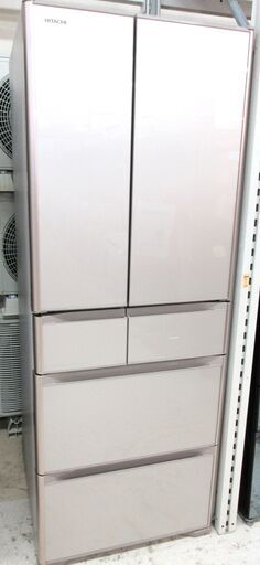 HITACHI / 日立 ドア冷蔵庫 555L 自動製氷機能付き R-XG5600H 2018年製【ユーズドユーズ名古屋天白店】JO0144