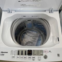 リサイクルショップどりーむ荒田店 No10263 洗濯機　ハイセンス　5.5kg ２０２３年製！　超高年式♪　美品です♪
