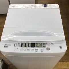 #E-16【ご来店頂ける方限定】Hisenseの5、5Kg洗濯機です
