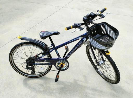 【終了】ブリヂストン　24インチ　マウンテンバイク　自転車　小学生　クロスファイヤージュニア　オートライト