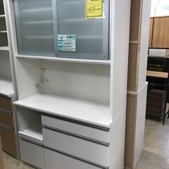 松田家具 キッチンボード レンジボード 作業台 食器棚 収納キッ...