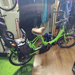 J556☆使用感有り☆電動アシスト自転車☆YAMAHA PAS Babby☆LEDオート